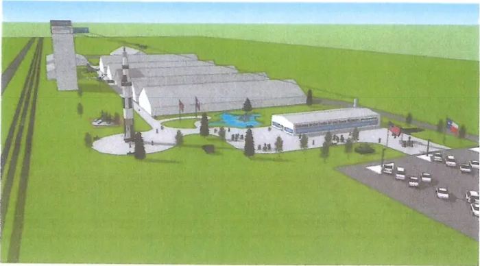 Museum Education and Conference Building, Looking West.png